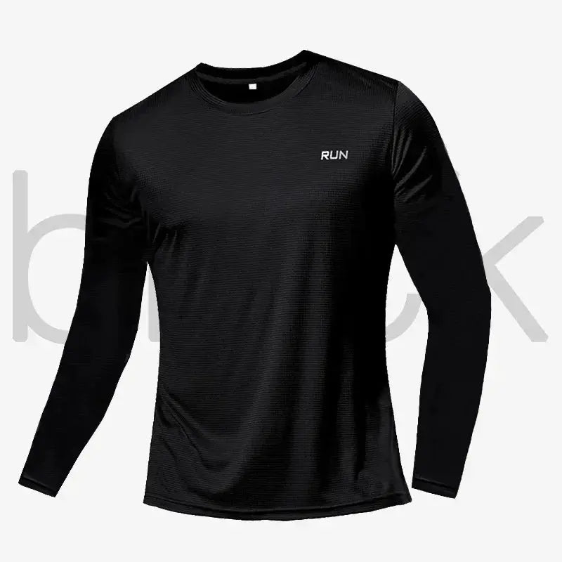 Moisture-Wicking Long Sleeve Tee for Gym — product view 13