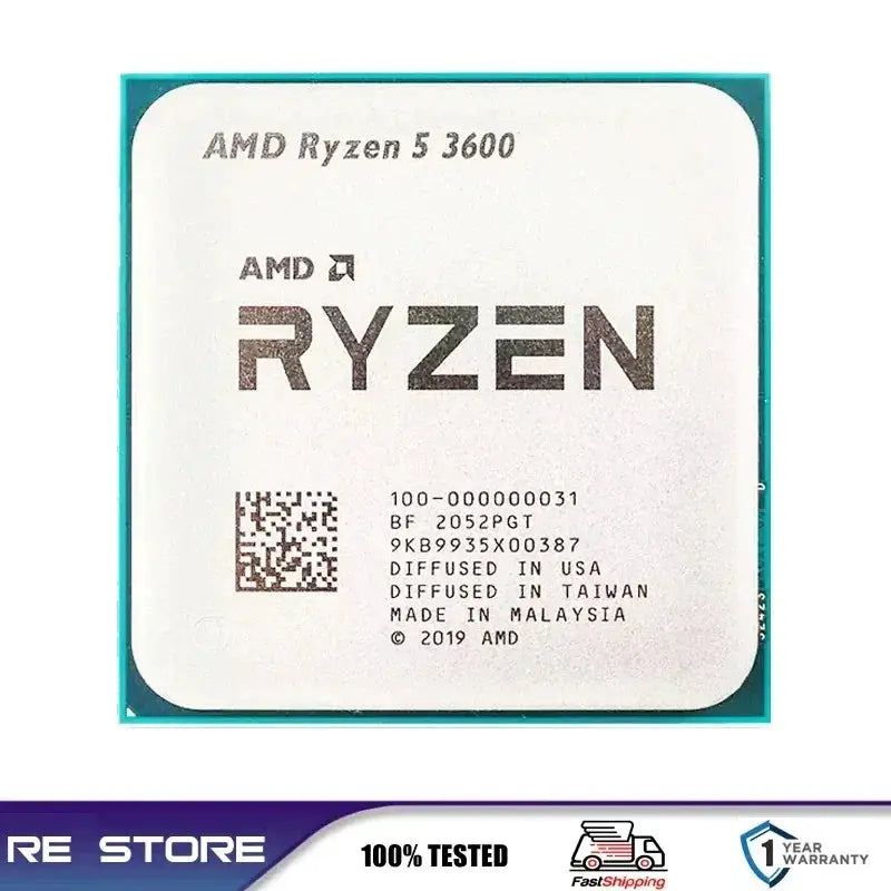 AMD Ryzen 5 3600 3.6GHz 6 Core AM4 LGA CPU Processor