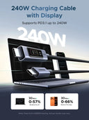 Ugreen Usb C Cable - 240W Digital Fast Charging