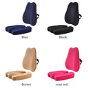 Ergonomic Memory Foam Seat Cushion and Back Pillow Set Comfort