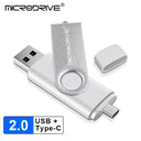 High-Speed 128GB 2-in-1 Type-C USB Flash Drive for All Devices