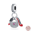 Sterling Silver Heels Lipstick Camera