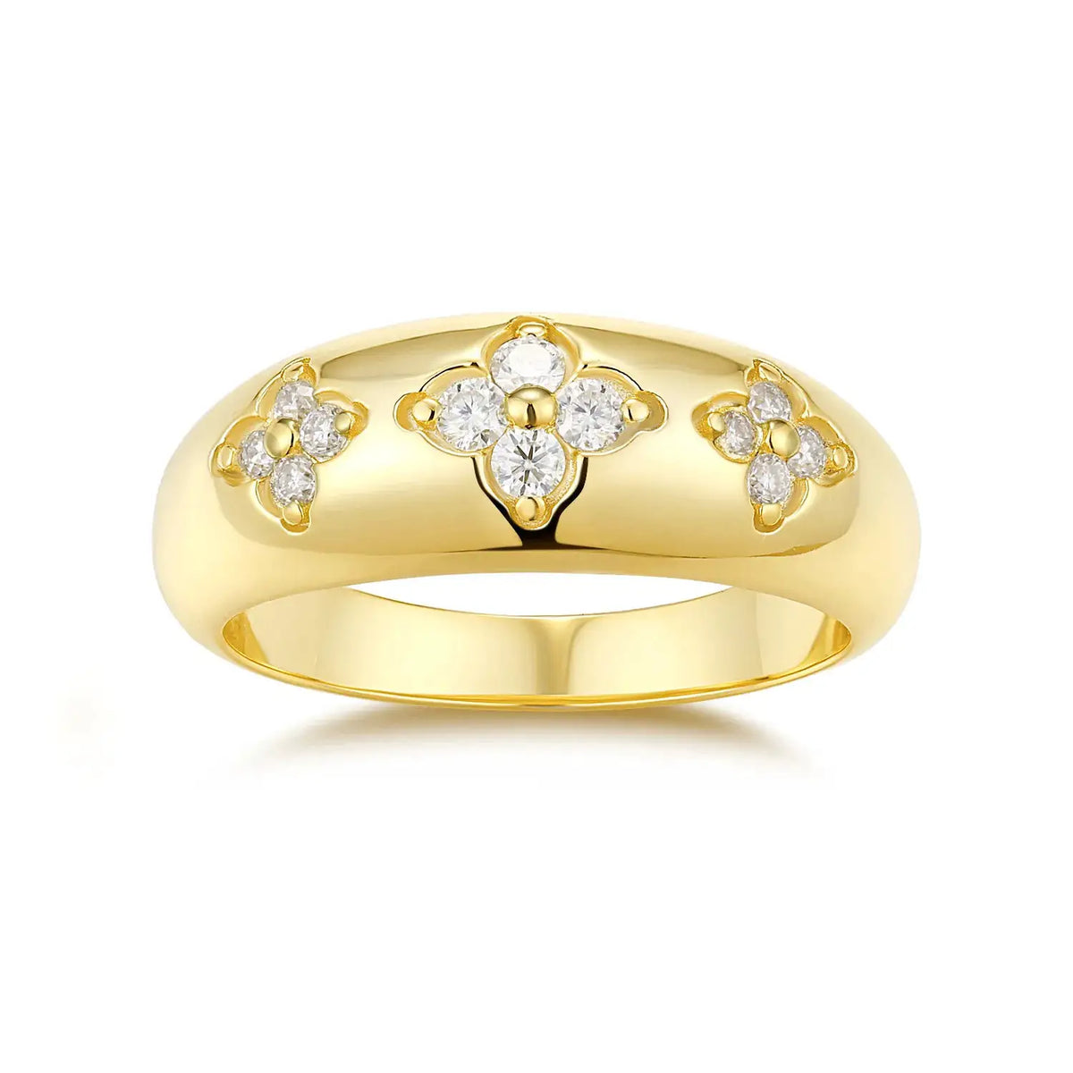 Moissanite Silver Engagement Ring — product image 6