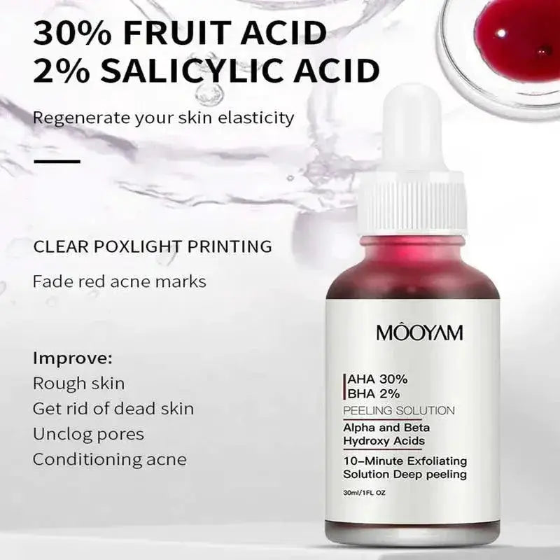 New Face Peeling Solution AHA 30 Percent BHA 2 Percent Serum