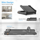 Foldable Under Desk Treadmill Walking Pad With Bluetooth Remote