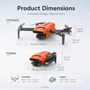 Compact Mini Drone 4K Camera GPS Light