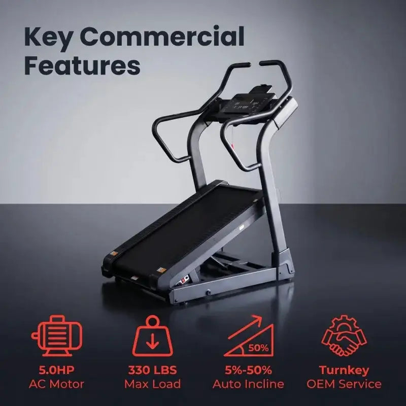 FOR K-FIT Motorized Inline Treadmill with Incline GS-851A-A(A-A3) Adjustable Slope Cardio Fitness Machine for Home Gym