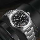 Militado ML08 Vintage Quartz Watch Ronda 515 Movement Ar Sapphire Mirror 38Mm Wrist Watch Date Super Luminous Waterproof Watches