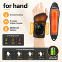 Cordless Electric Heating Foot&Ankle Massager with Airbag Kneading Relaxation Lifting Hot Compress Portable Foot Ankle Brace