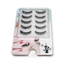Crisscross 3D Faux Mink Eyelashes Set - 5 Pairs Glamorous