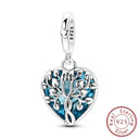 Silver Sterling Charm Beads Pendant