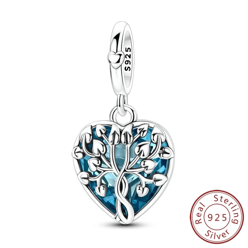 Silver Sterling Charm Beads Pendant