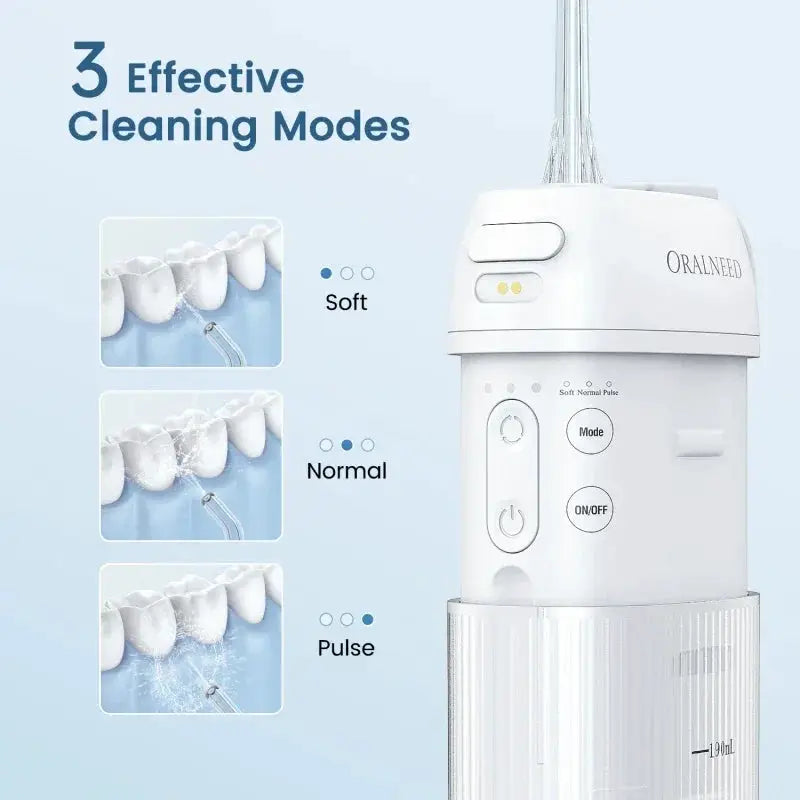 Oralneed Portable Oral Irrigator IPX7 Water Jet Flosser