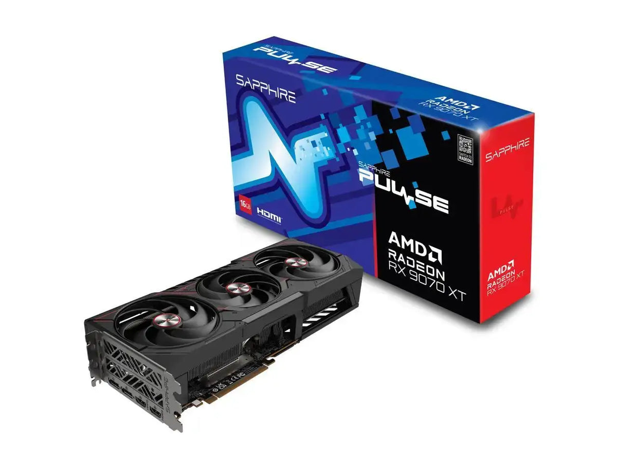 SAPPHIRE PULSE Radeon RX 9070 XT Graphics Card 11348-03-20G