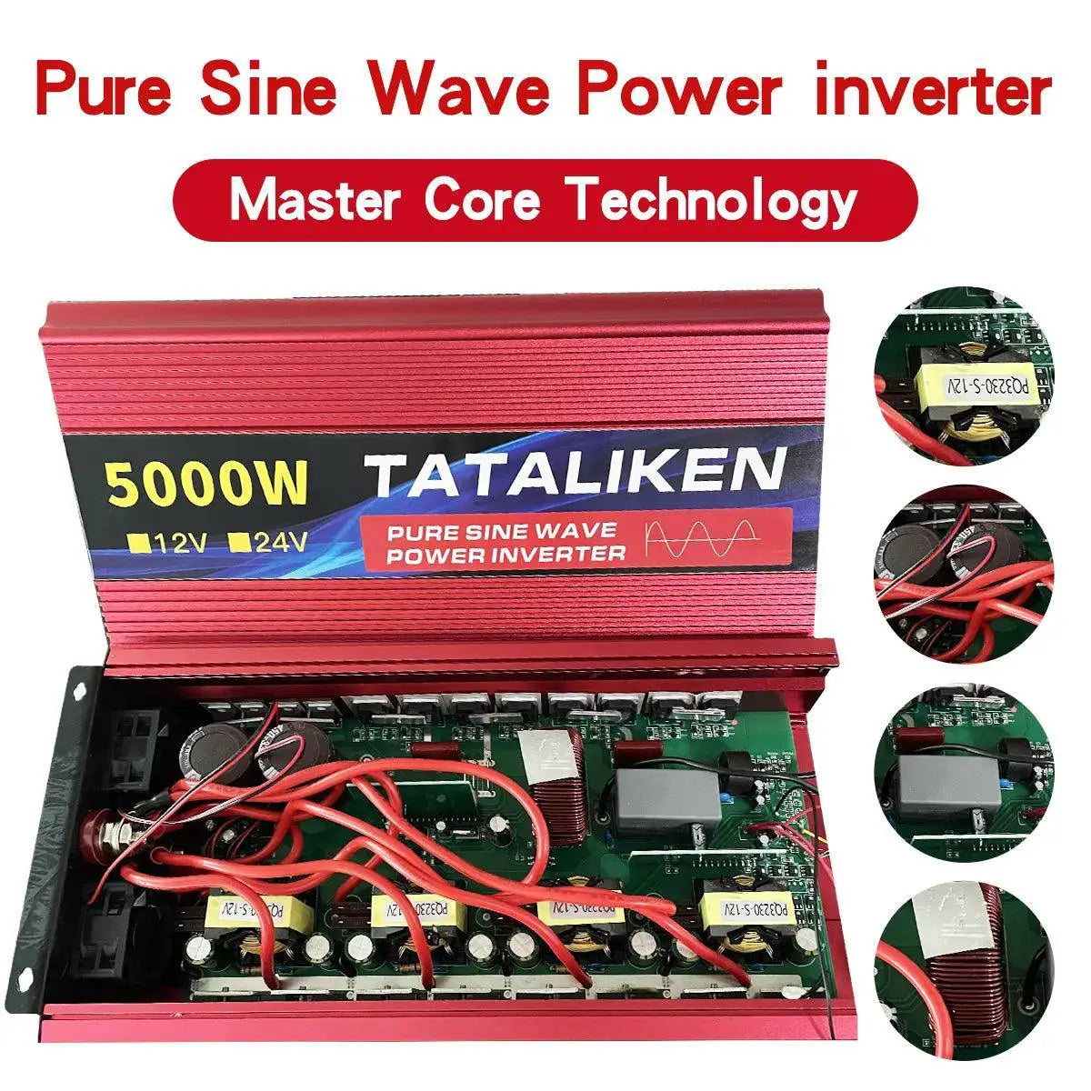Pure Sine Wave Inverter For Cars Smooth Power Conversion
