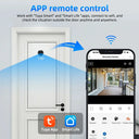 Awapow Tuya Smart Peephole Doorbell 1080P WiFi Night Vision Never Miss A Visitor