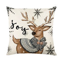 Cozy Linen Pillow Cover for Winter Decor