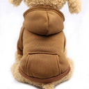 Warm Dog Coat Hoodies for Small Dogs Stylish Pet Clothes