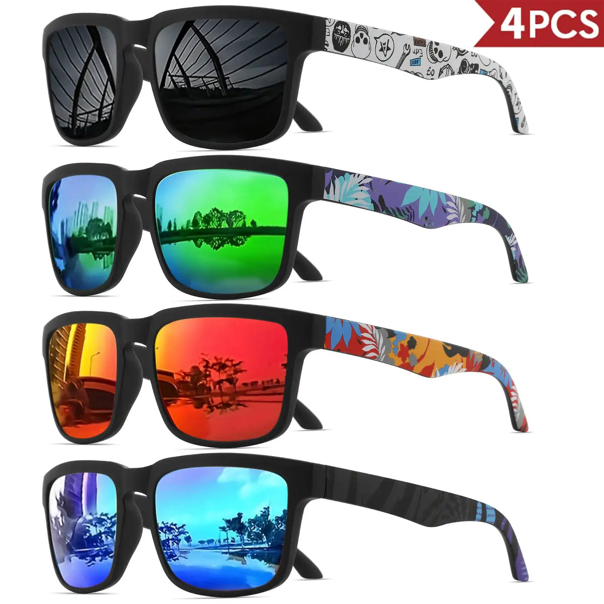 Square Sunglasses For Men Women - Set — product view 14