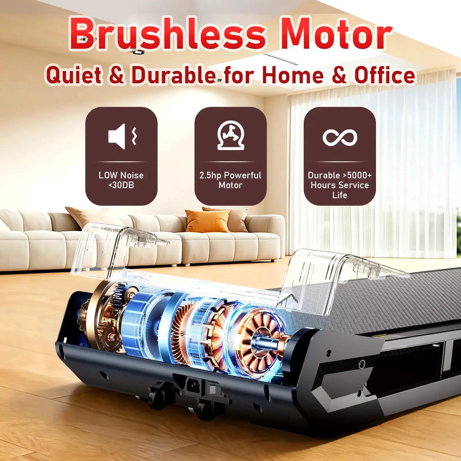 AKLUER Under Desk Vibration Walking Pad - 3 in 1 Vibration Plate Treadmill with Remote Control, Quiet Brushless with 5% Manual Incline, Portable for Home Office