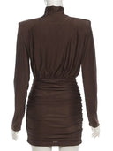 Polished Turtleneck Dress for Women