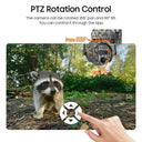Smart Solar Outdoor Camera for 360 View