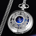 Pocket Watch: Elegant Vintage Starry Sky Watch Necklace Gift