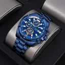 Stainless Steel Waterproof Wristwatch for Daily Wear Timepiece