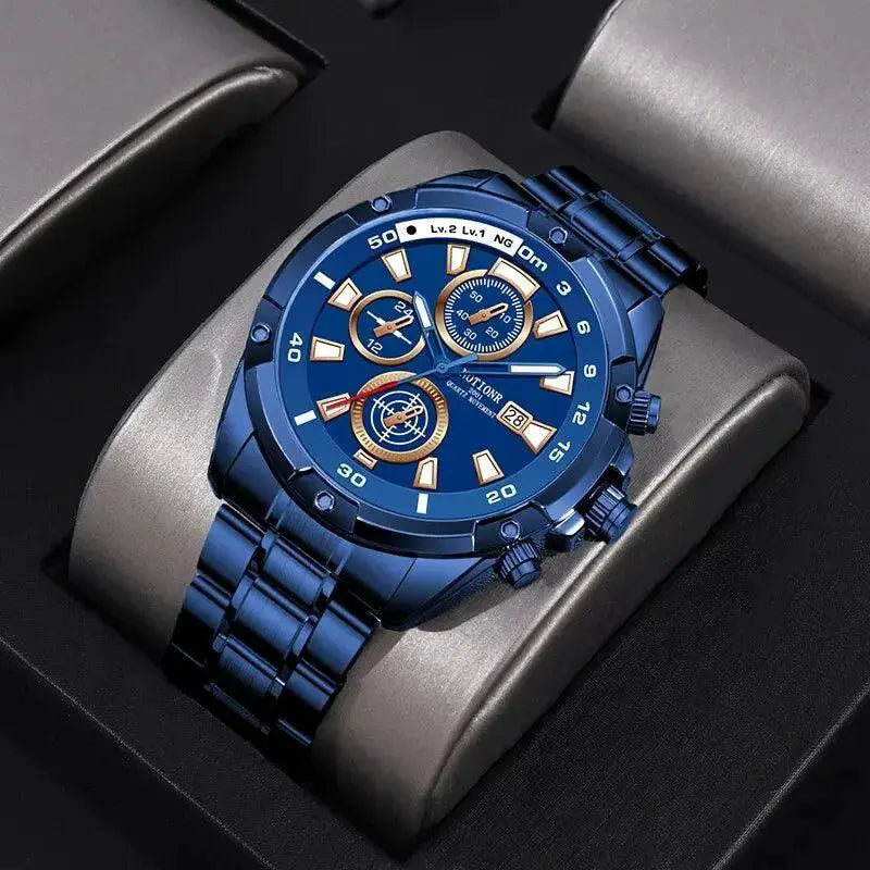 Stainless Steel Waterproof Wristwatch For Daily Wear