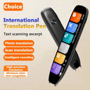 Scan Translation Pen,142 Languages Dyslexia Assist Reading Pen,Speech & Scan‑to‑Text for Learners & Elderly,10 Offline Languages