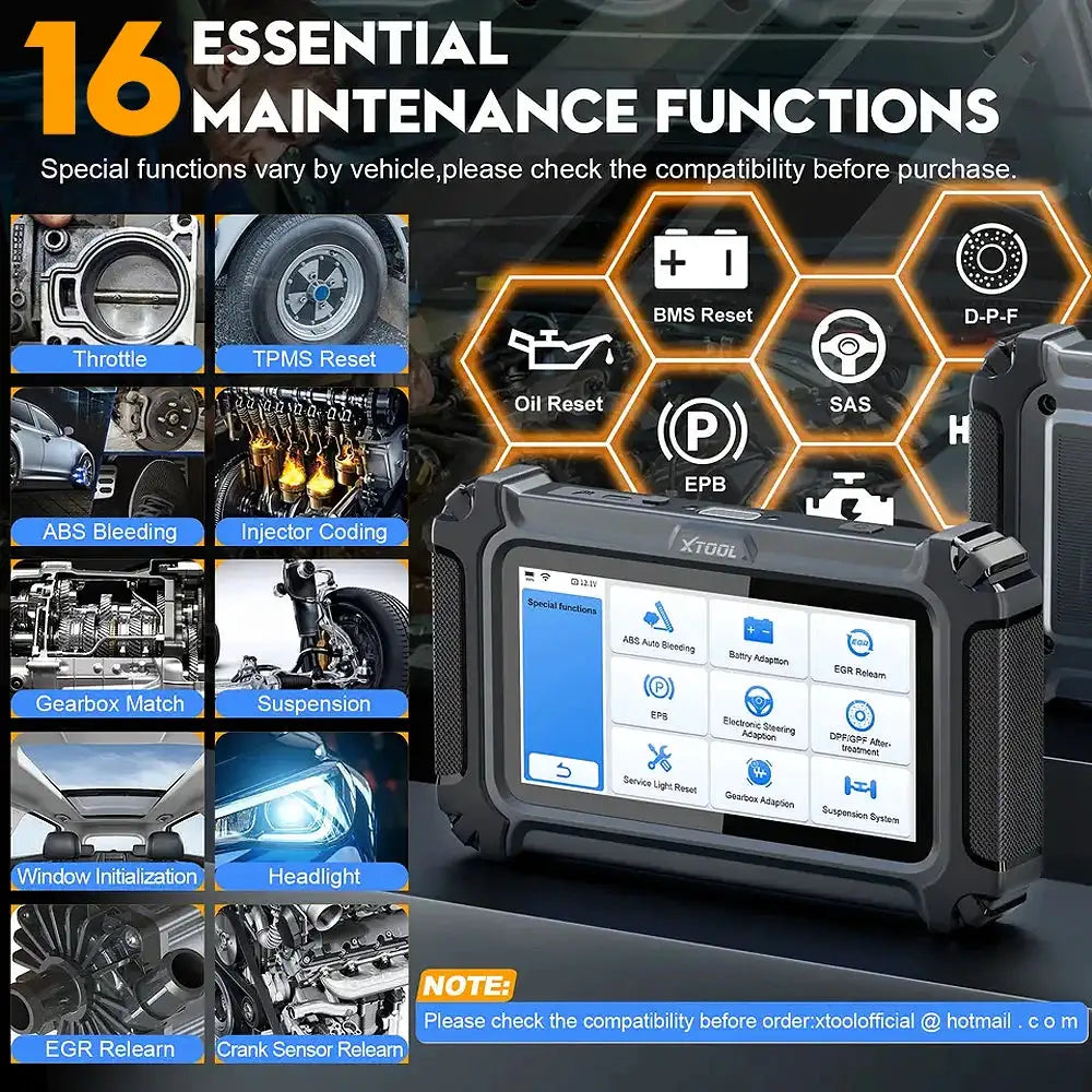 XTOOL Scanner Car Diagnostic Tools With System Diagnosis — product view 4