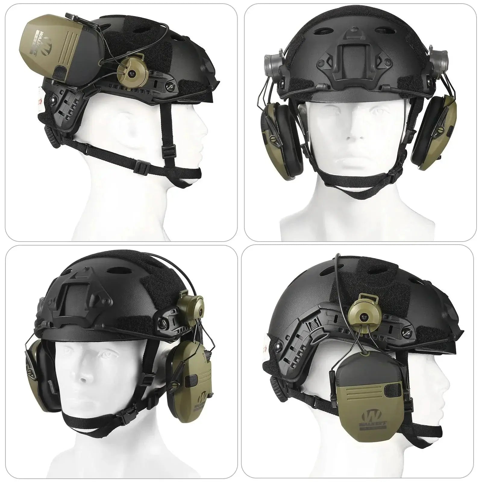 Tactical Electronic Shooting Earmuffs NRR 23dB Protection