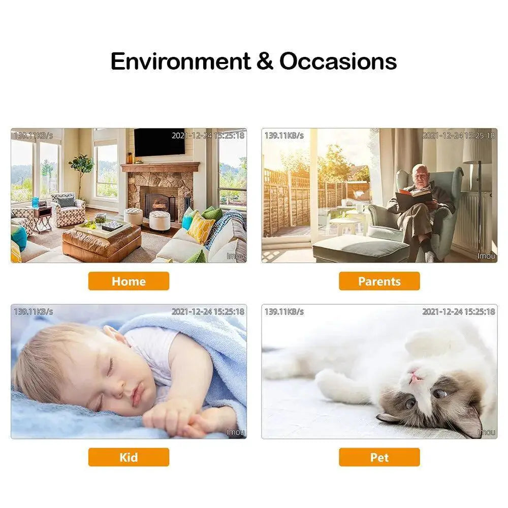 AI Powered Smart Baby Monitor With HD Video Night Vision