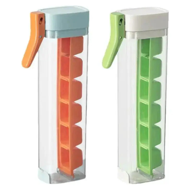 Ice Trays for Freezer 6 Compartment Press Type Molds
