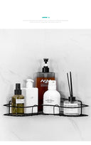 1PCS Non Perforated Bathroom Triangle Shelf Wall Mounted Storage