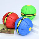 Kids Flat Throw Disc Ball Flying UFO Magic Balls Outdoor Sports Toys Gift