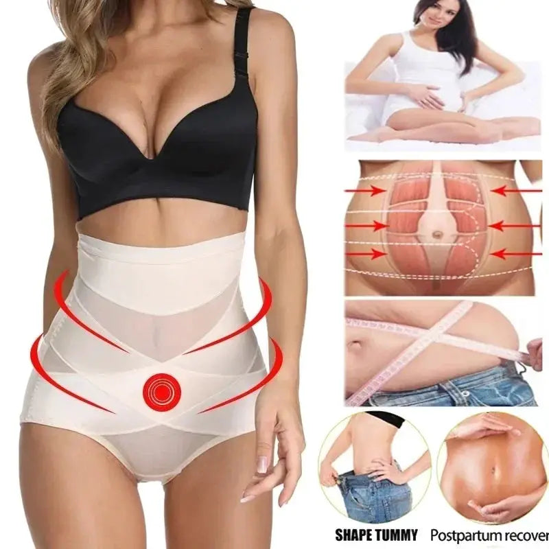 High Waist Shapewear Panties For Postpartum Body Shaping