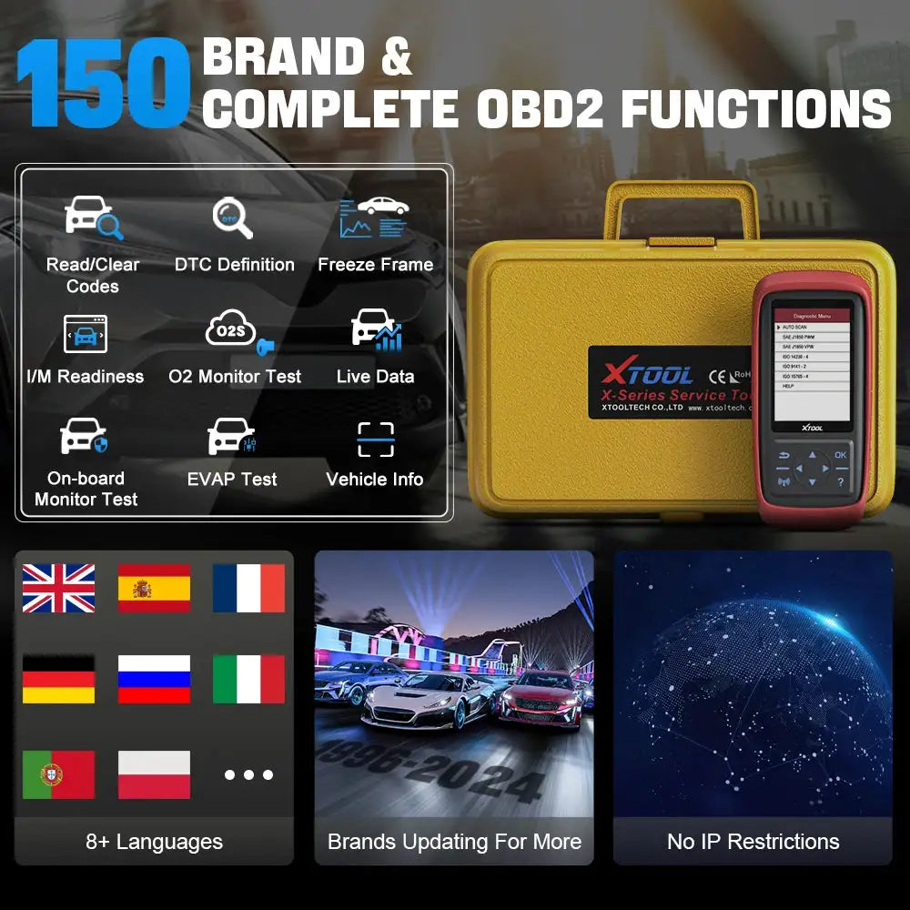 XTOOL X100 Pro2 OBD2 Car Diagnostic Tool Key Programming with EEPROM Adapter Code Reader Car Diagnostic Tools Lifetime Free Update