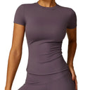 NCLAGEN Women Running Tee - Breathable Nylon Top