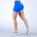 Women's Seamless Scrunch Butt Biker Shorts - Stylish Yoga Wear