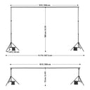 Heavy Duty Metal Backdrop Stand