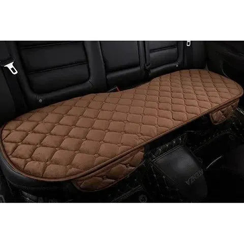 Front And Rear Car Seat Cover Flocking Cloth Non Slip Winter
