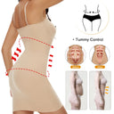 Seamless Women's Tummy Control Full Slip Body Shaper Dress