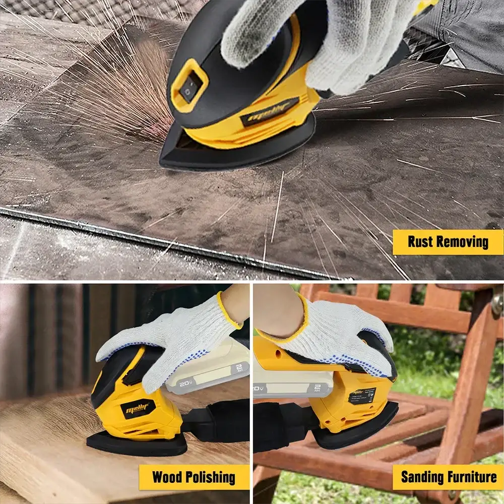 Compact Cordless Detail Sander for 18V 20V Max Tools