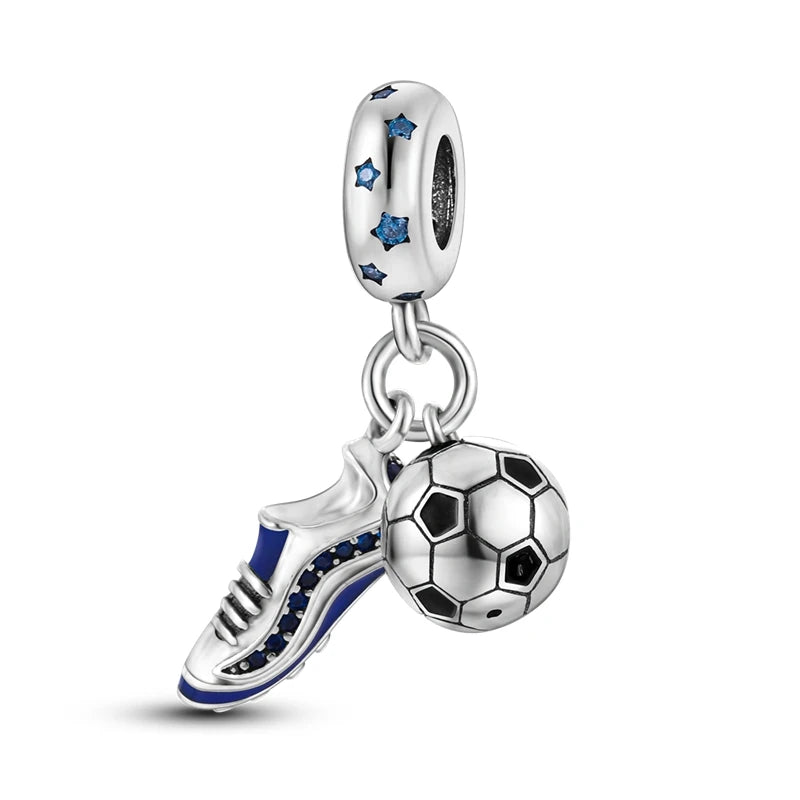 Silver Plated Charm Graduation Campus