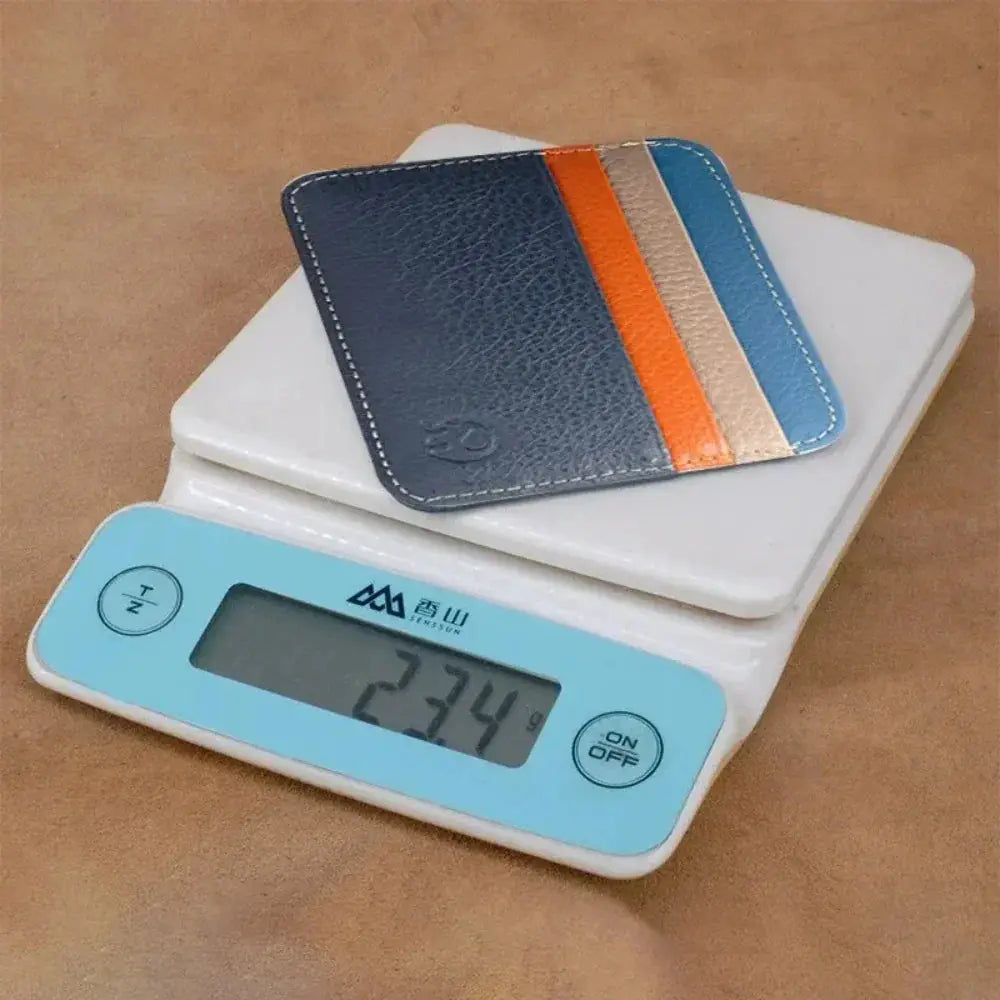 Retro First Layer Genuine Leather Slim Card Wallet