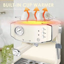 Retro Espresso Machine Milk Frother