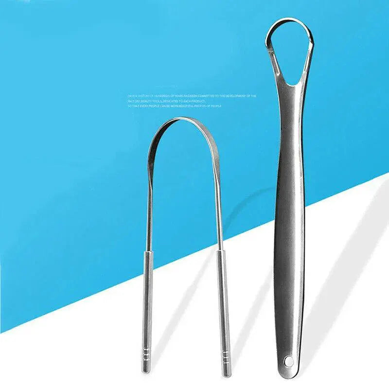 Stainless Steel Tongue Scraper for Fresh Breath Hygiene