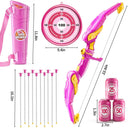 Kids LED Bow and Arrow Suction Set
