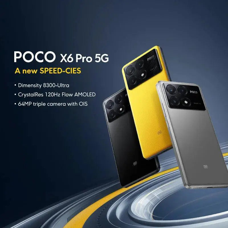 Poco X6 Pro 5G 256GB Dimensity 8300 Ultra 67W Fast Charging